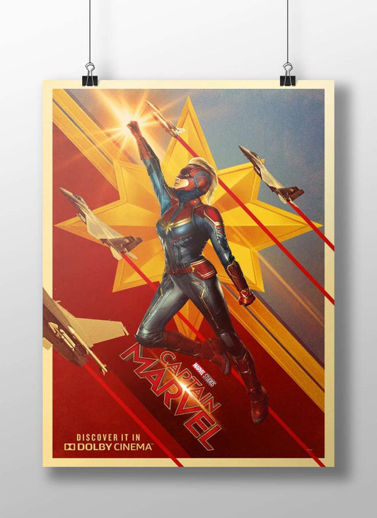 Captain Marvel (Marvel Cinematic Universe character) Captain Marvel - Majestic Icon Poster