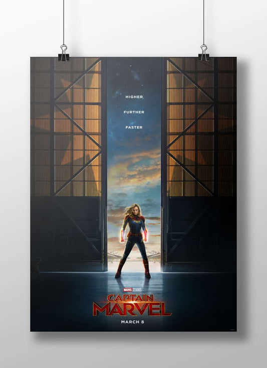 Captain Marvel (Carol Danvers), Marvel Cinematic Universe Captain Marvel - Iconic Hero Poster