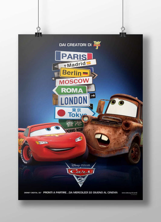 Lightning McQueen and Mater from Disney Pixar's Cars 2. Lightning Mcqueen & Mater - Cars