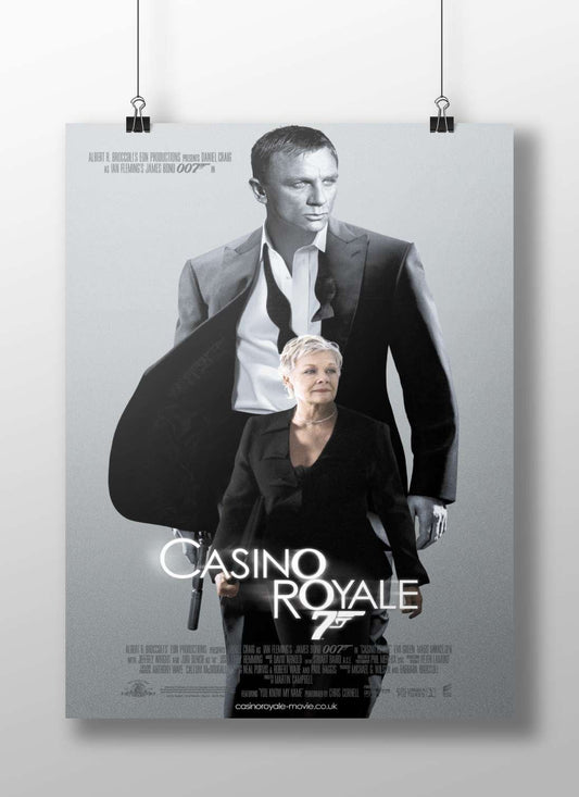 Daniel Craig as James Bond in "Casino Royale" (2006) from the James Bond 007 franchise