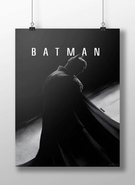 Batman (DC Comics character) Main Subject: Batman (DC Comics character) Matte BoizzBoard rigid print — Superhero wall art