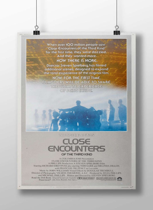 Close Encounters Of The Third Kind - Mysterious Ufo Poster