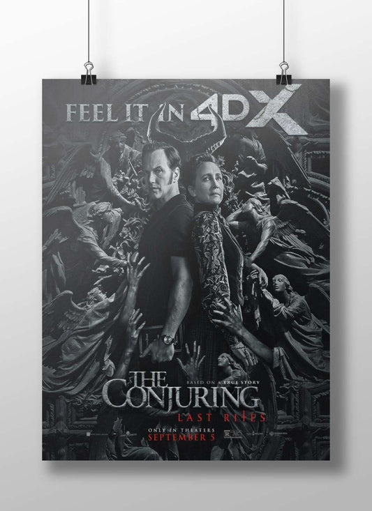 The Conjuring: Last Rites - Haunting Noir Poster