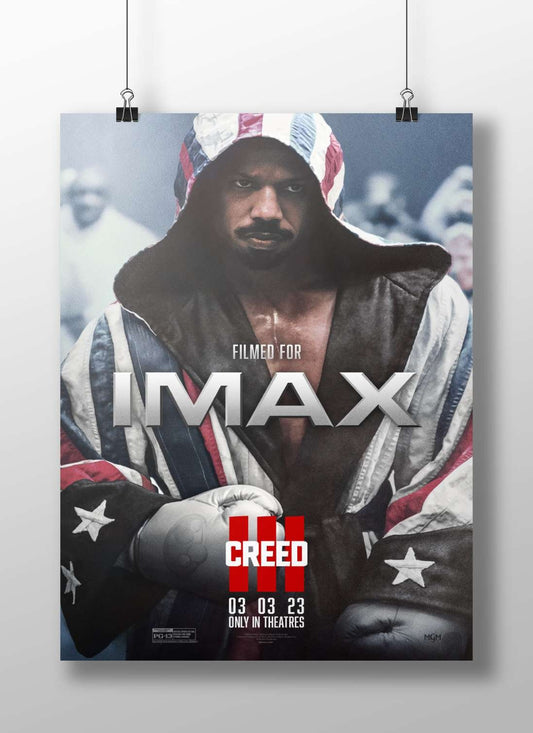Creed (2023 film in the Rocky franchise) Apollo Creed - Warrior Legend Poster