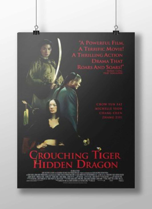Crouching Tiger Hidden Dragon - Noir Poster