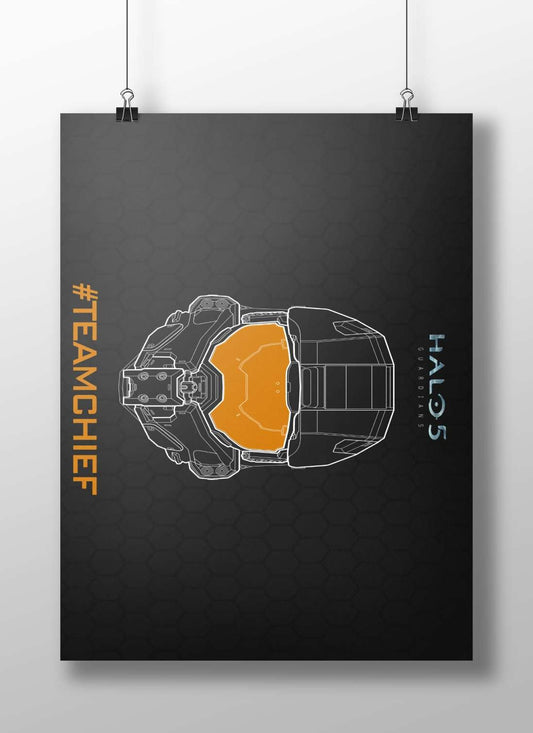 Master Chief helmet (Halo 5 Guardians franchise) Main Subject: Master Chief helmet (Halo 5 Guardians franchise) Matte