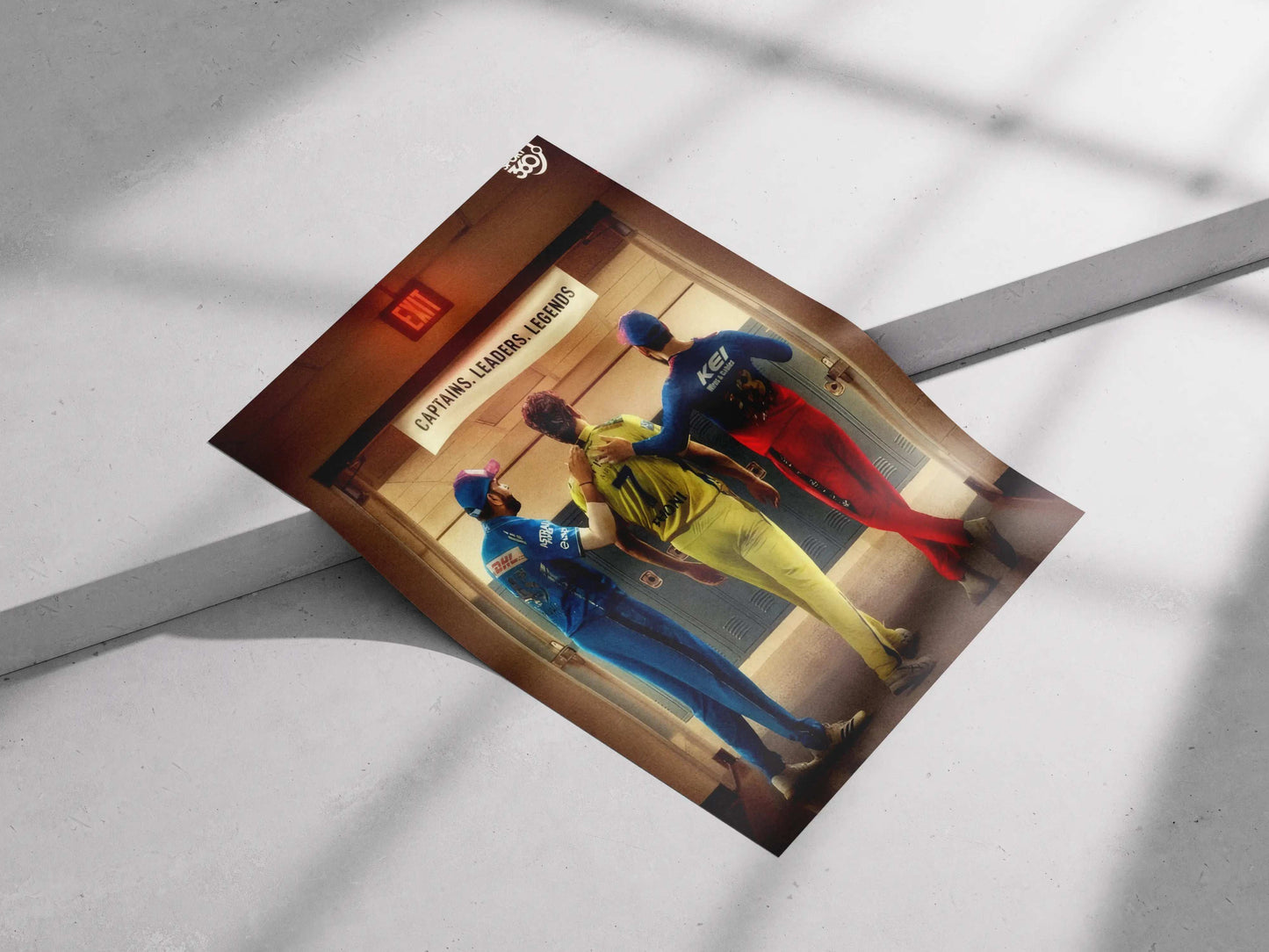 Dhoni Rohit Virat Poster – Captains Leaders Legends Cricket Wall Art