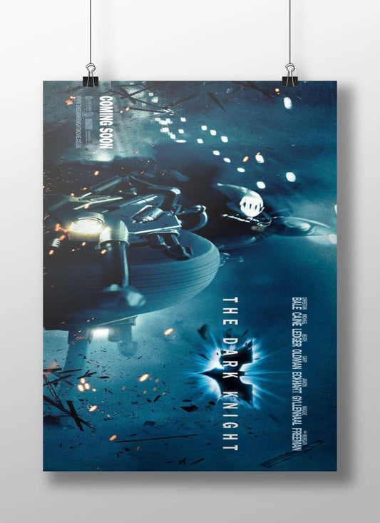 The Dark Knight (2008 Batman franchise film) The Dark Knight - Iconic Noir Poster