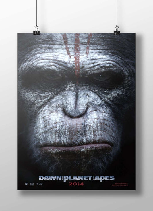 The movie "Dawn of the Planet of the Apes" (part of the Planet of the