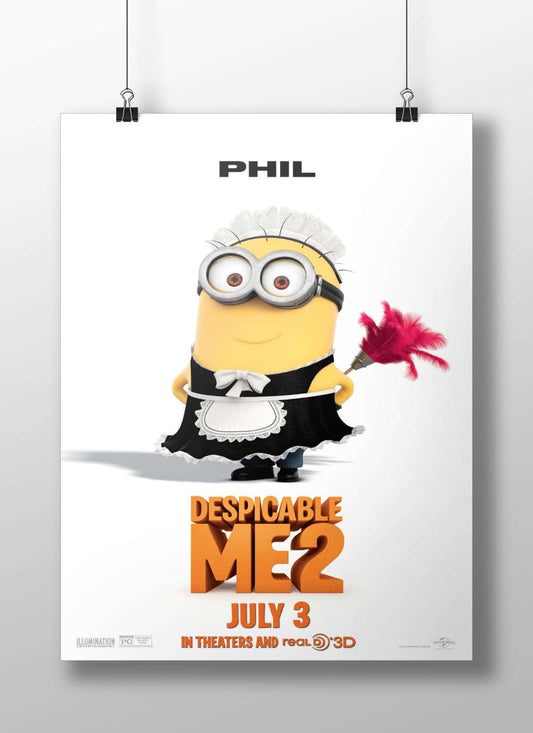 Phil, a Minion character from the Despicable Me franchise (specifically "Despicable Me 2"). Phil -