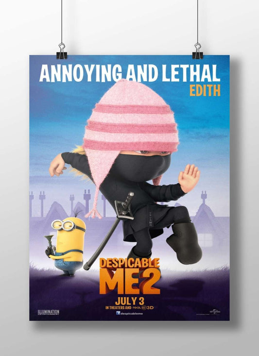 Edith from the Despicable Me franchise Edith - Minion Love Poster