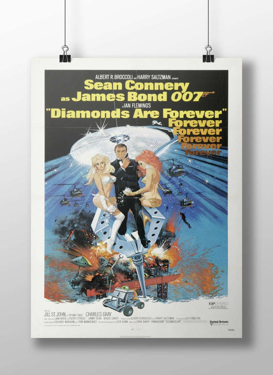 Sean Connery as James Bond 007 in Ian Fleming's "Diamonds Are Forever" Sean Connery As