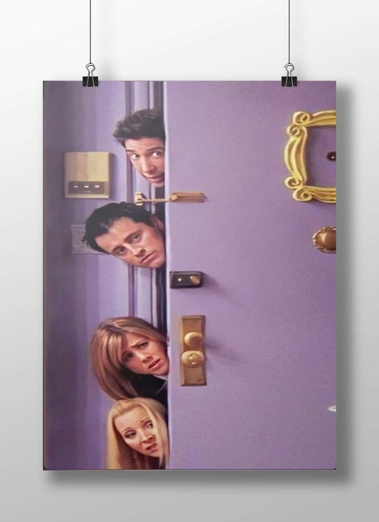 Friends (TV series) characters: Joey Tribbiani, Chandler Bing, Rachel Green, Phoebe Buffay Main Subject: Friends (TV series)