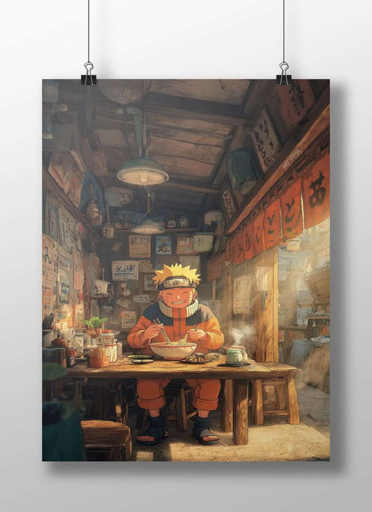 Naruto Uzumaki (Naruto franchise) Main Subject: Naruto Uzumaki (Naruto franchise) Matte BoizzBoard rigid print — Anime wall