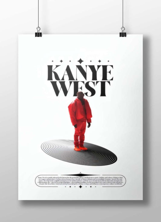 Kanye West - Visionary Pop Art Poster