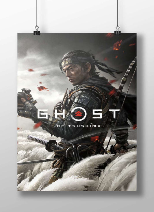 Ghost of Tsushima (franchise) Main Subject: Ghost of Tsushima (franchise) Matte BoizzBoard rigid print — Anime wall art