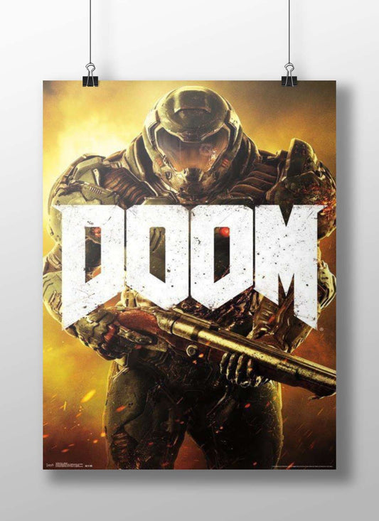Doom Slayer (Doom franchise character) Main Subject: Doom Slayer (Doom franchise character) Matte BoizzBoard rigid print —