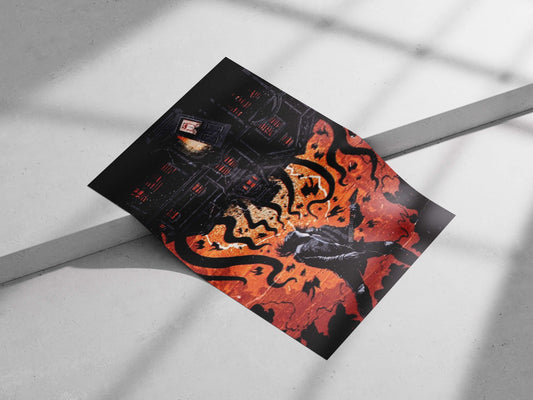 Eddie Van Halen (real name) Main Subject: Eddie Van Halen (real name) Matte poster print — Hollywood wall art India |