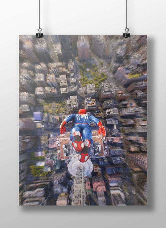 Spider-Man (Marvel Comics character) Main Subject: Spider-Man (Marvel Comics character) Matte BoizzBoard rigid print —