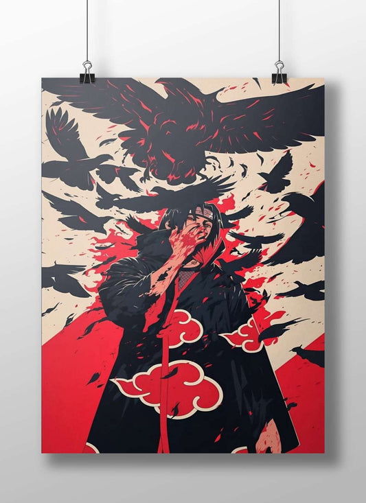 Itachi Uchiha (Naruto franchise) Main Subject: Itachi Uchiha (Naruto franchise) Matte BoizzBoard rigid print — Anime wall