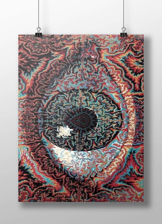 Mandala Radhe Krishna - Divine Love Poster