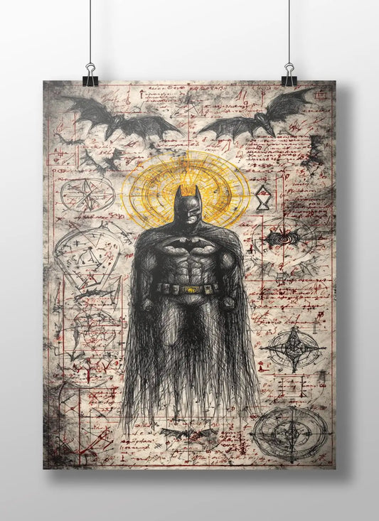 The Knight of Shadows: Batman Poster