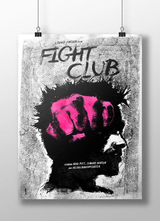 Fight Club: The Iconic Pink Fist Poster