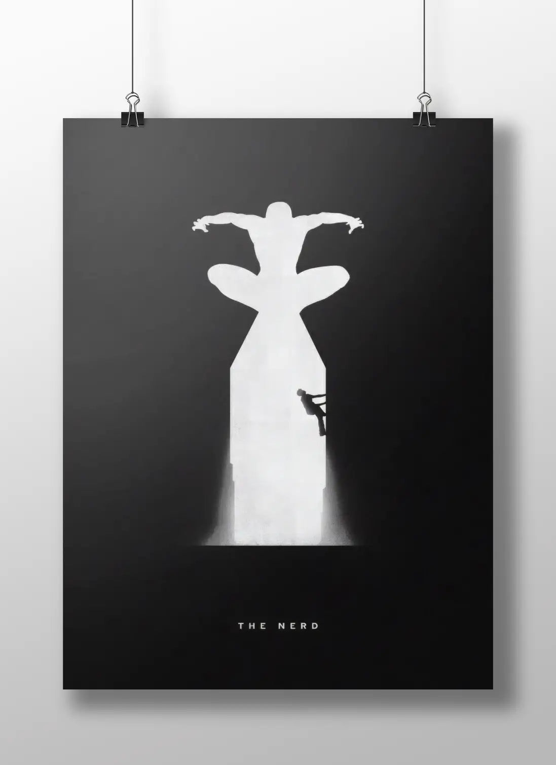Spider-Man "The Nerd" Peter Parker Minimalist Movie Poster - Web-Slinger Transformation Art Print
