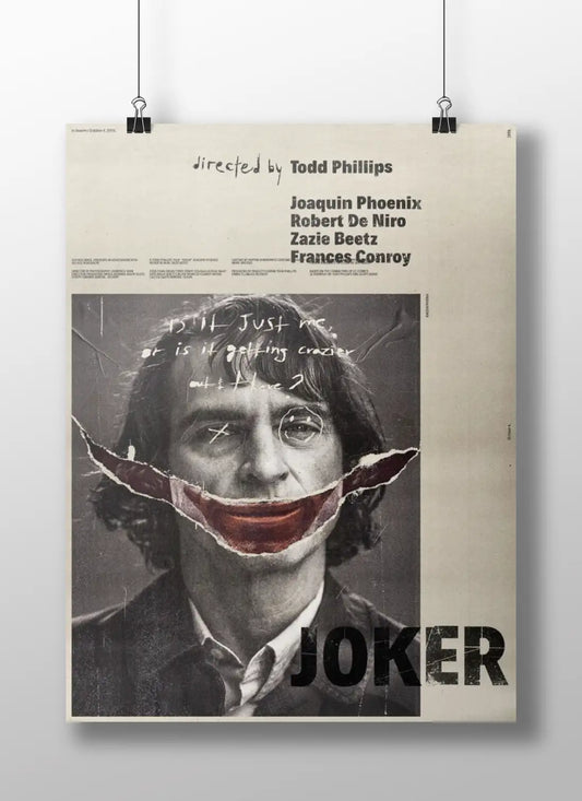 Joker: The Haunting Poster of a Dark Film