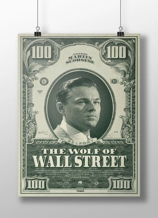 The Wolf of Wall Street Poster: Leonardo DiCaprio Art Print