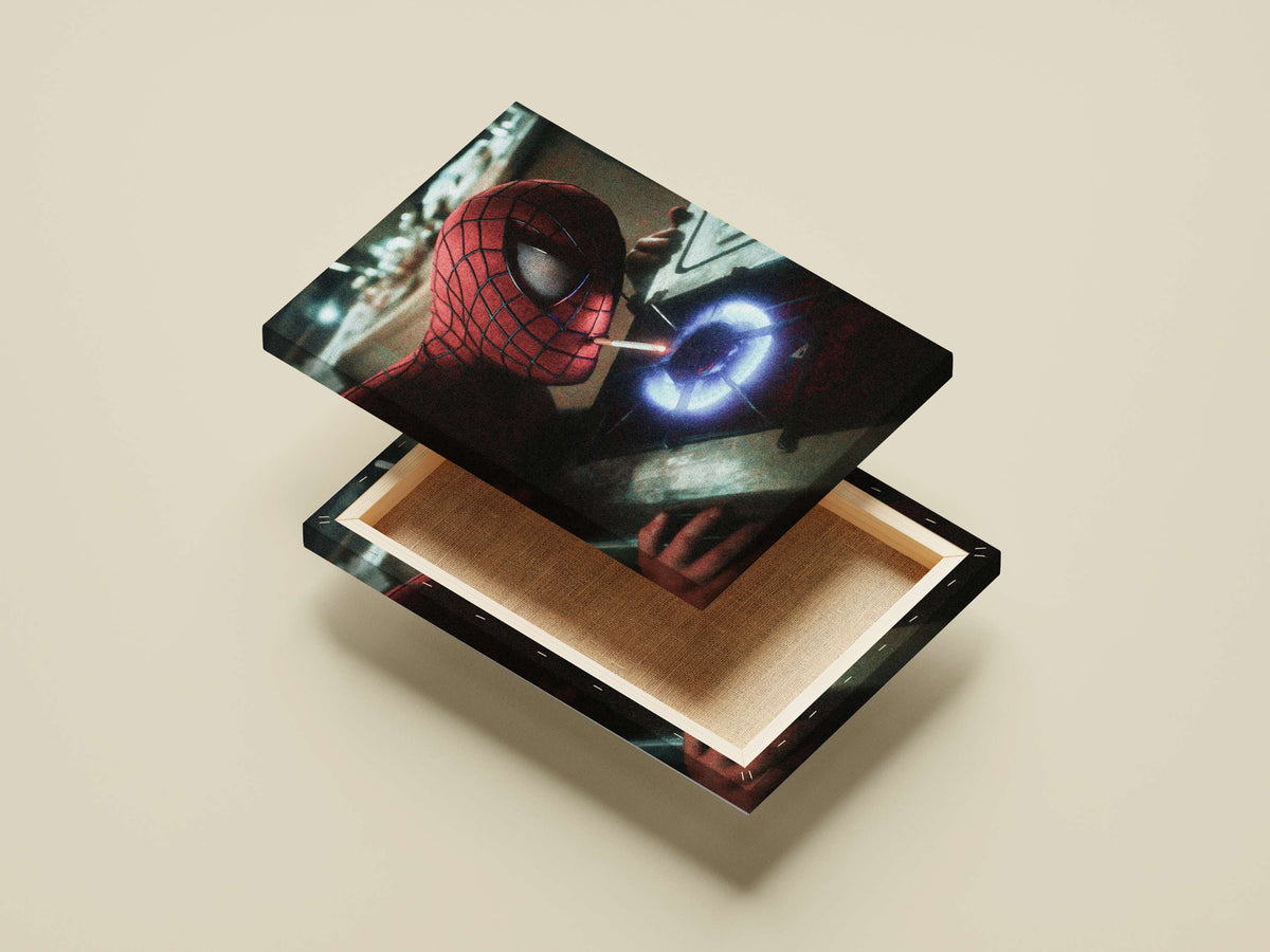 Peter Parker/Spider-Man Spider-Man 2002 Cinematic Action Poster – Dimensional Kitchen Scene Wall Art