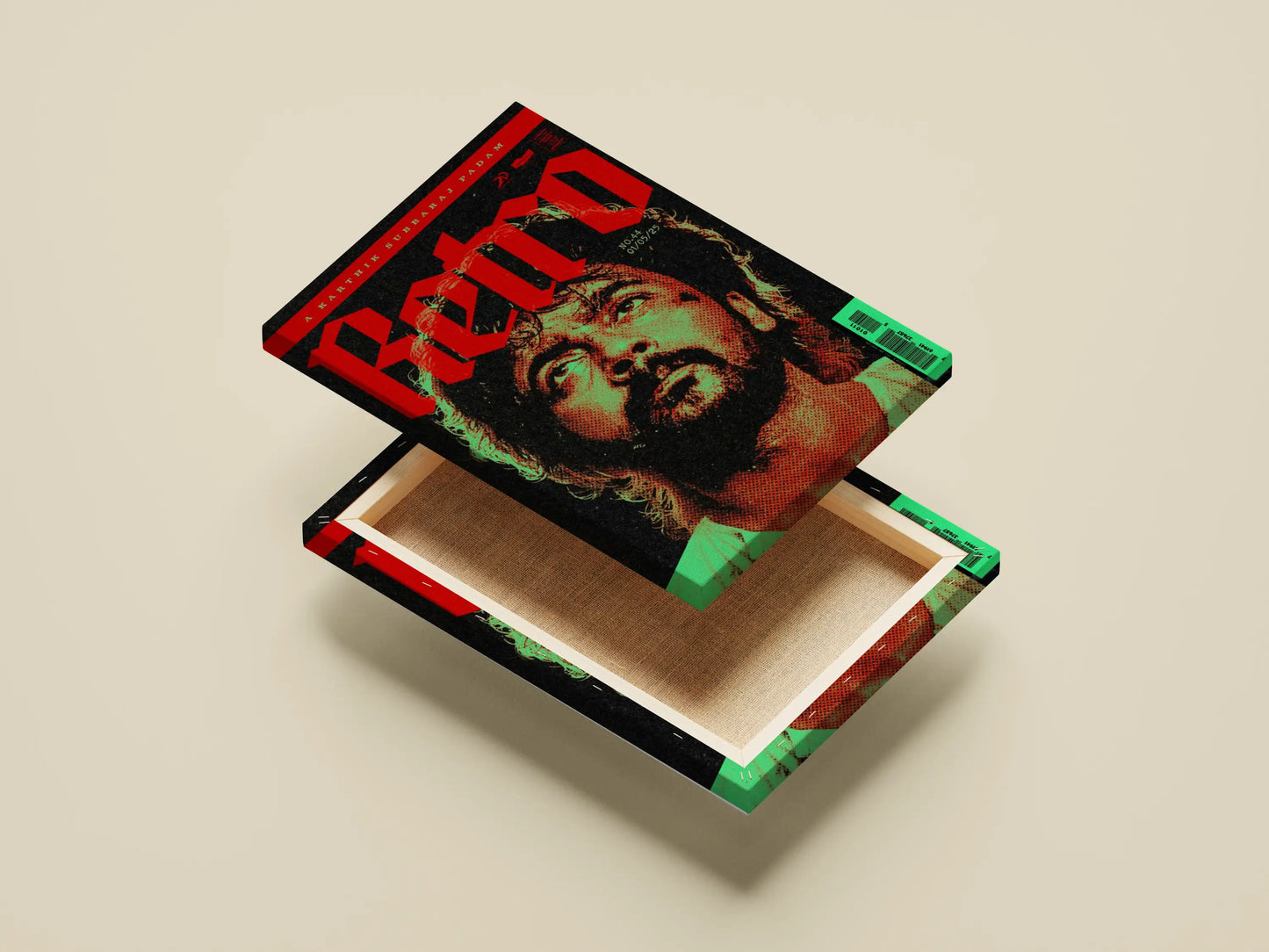 "Retro" Indian Cinema Style Poster - Padam Art