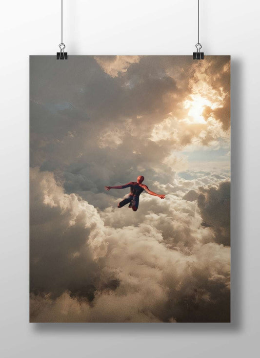 Spider-Man Main Subject: Spider-Man Matte BoizzBoard rigid print — Superhero wall art India | PosterBoizz