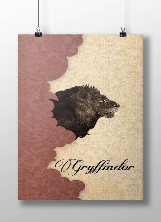 Gryffindor Lion (Harry Potter franchise) Main Subject: Gryffindor Lion (Harry Potter franchise) Matte BoizzBoard rigid print