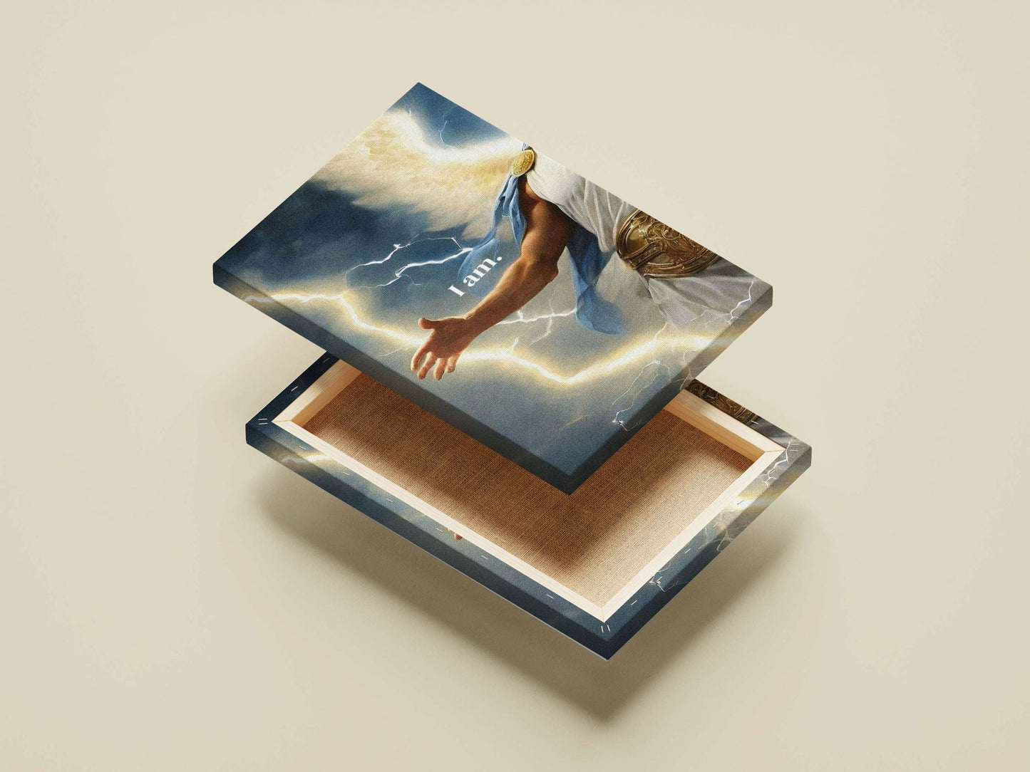 Zeus (Greek god of thunder) Main Subject: Zeus (Greek god of thunder) Canvas wall art — Sanatan wall art India | PosterBoizz