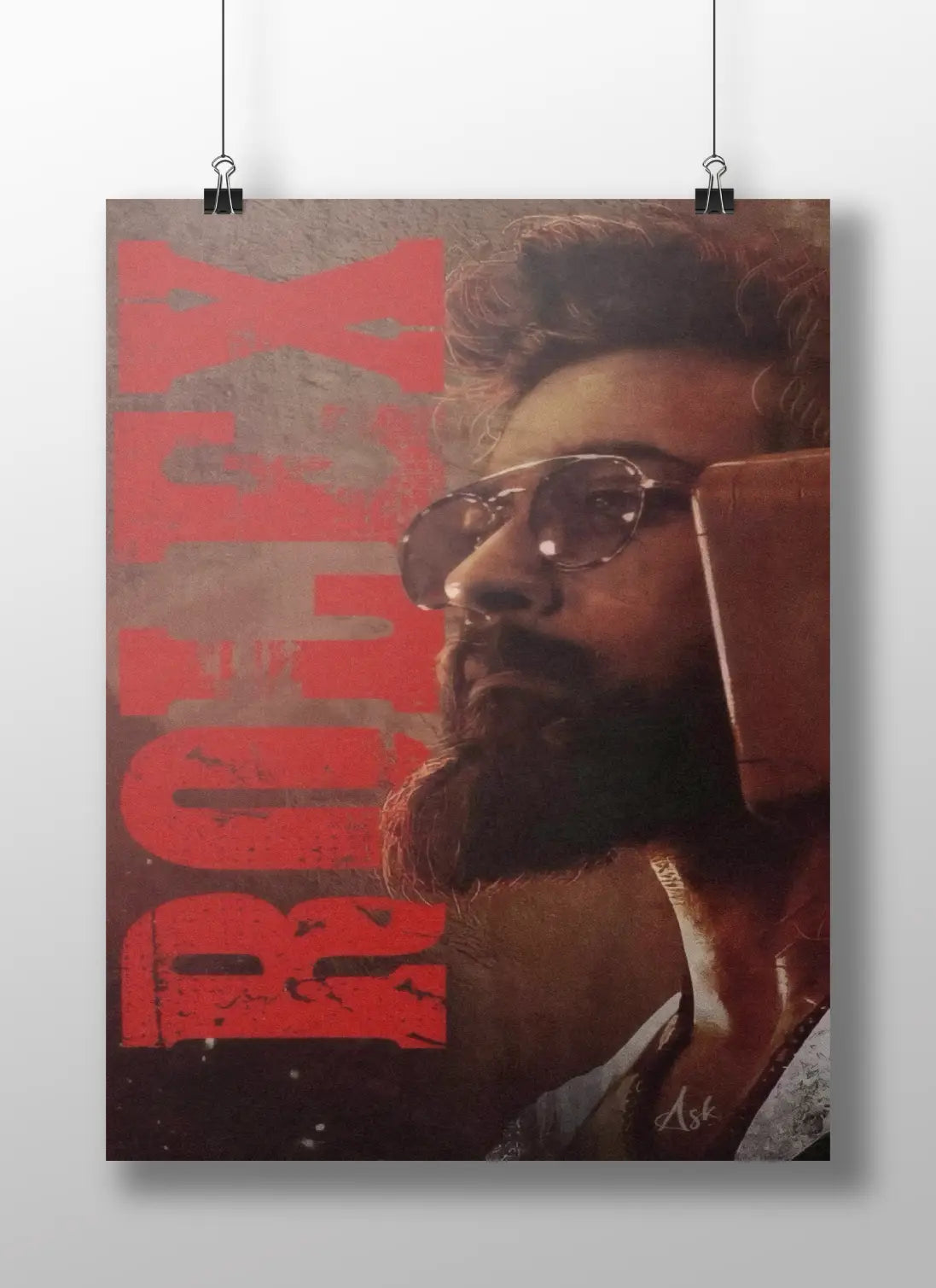 Rolex Poster – Suriya in LCU Vikram Movie Wall Art | South Indian Action Villain Print