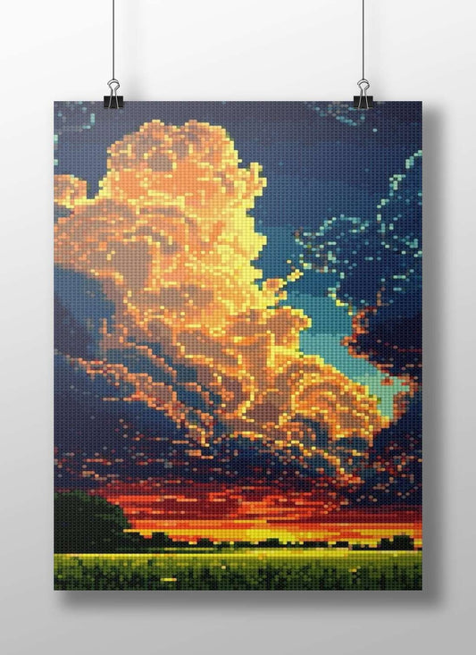 Fireball Main Subject: Fireball Matte BoizzBoard rigid print — Art wall art India | PosterBoizz