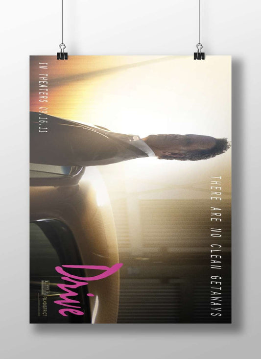 Drive (2011 film, directed by Nicolas Winding Refn) Ryan Gosling - Drive Noir Poster