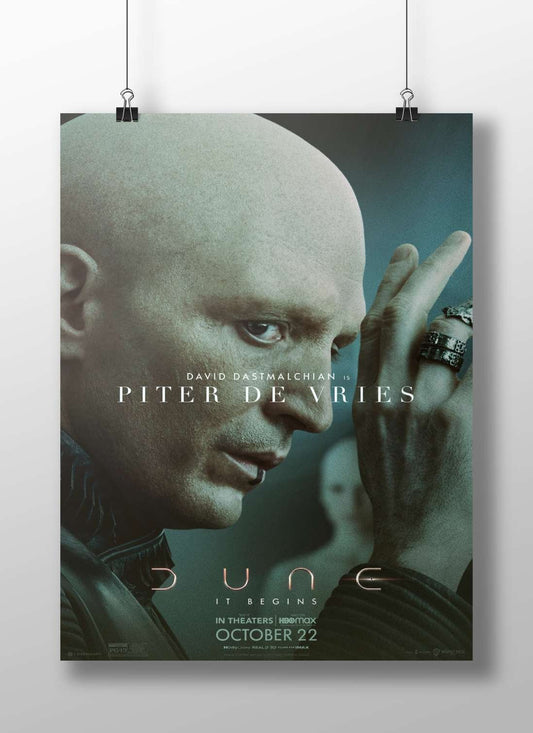 Piter de Vries (from the Dune franchise) Piter De Vries - Noir Masterpiece Poster