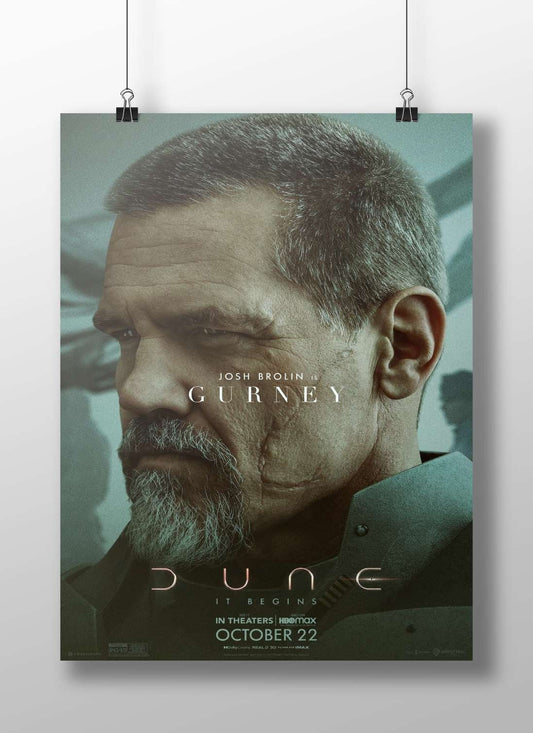 Gurney (character) from the Dune franchise. Gurney - Sandman Realms Poster
