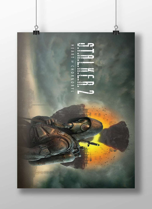 S.T.A.L.K.E.R. 2 Main Subject: S.T.A.L.K.E.R. 2 Matte BoizzBoard rigid print — Gaming wall art India | PosterBoizz