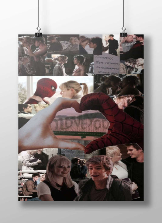 Spider-Man (Marvel's Spider-Man franchise, specifically Andrew Garfield's iteration) Spider-Man - Web-Slinging Pop Art Poster