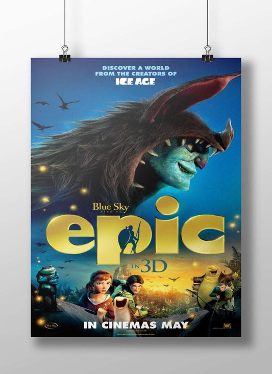 Epic (the animated film from Blue Sky Studios, created by the makers of Ice Age)