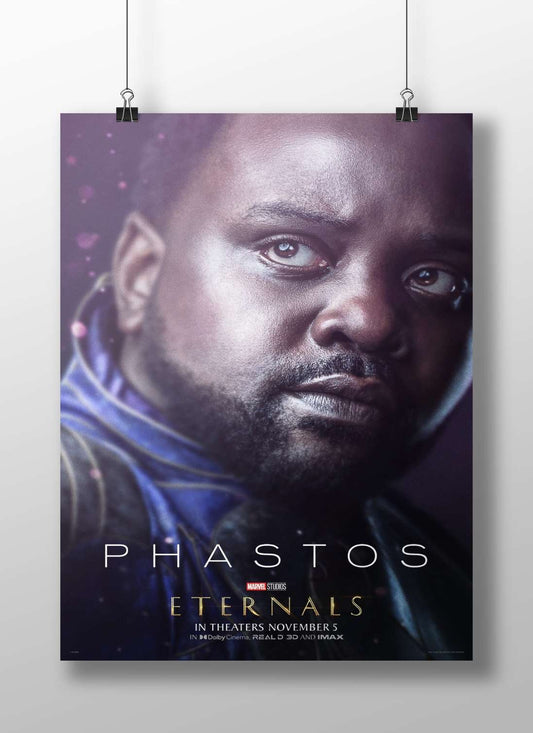Phastos, a character from Marvel Studios' Eternals franchise. Phastos - Eternal Warrior Poster
