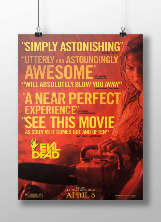 Evil Dead franchise Ash Williams - Evil Dead Horror Icon Poster