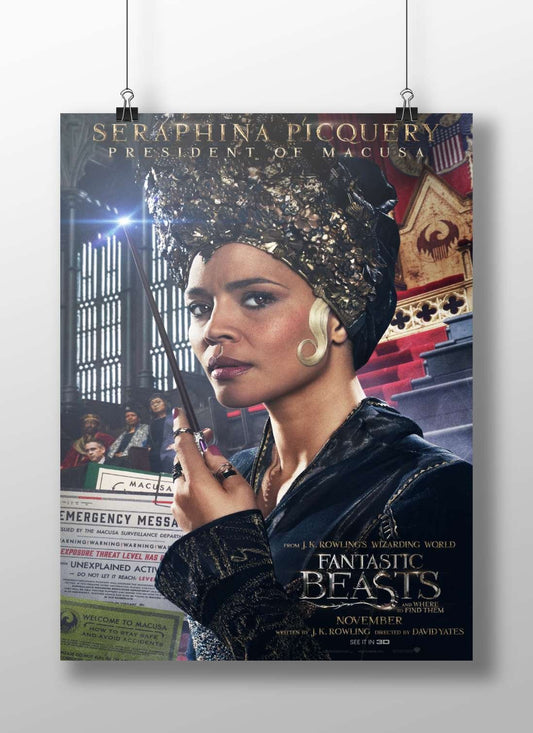 Seraphina Picquery, President of Macusa from the Fantastic Beasts franchise Seraphina Picquery - Macusa President