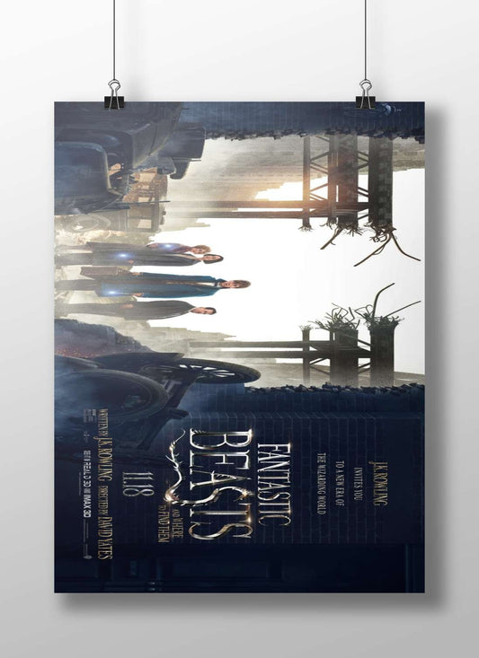 Fantastic Beasts franchise (specifically the Wizarding World film series) Newt Scamander - Enchanted Creatures Poster