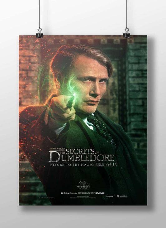 Albus Dumbledore from the Wizarding World franchise, specifically in *Fantastic Beasts: The Secrets of Dumbledore*