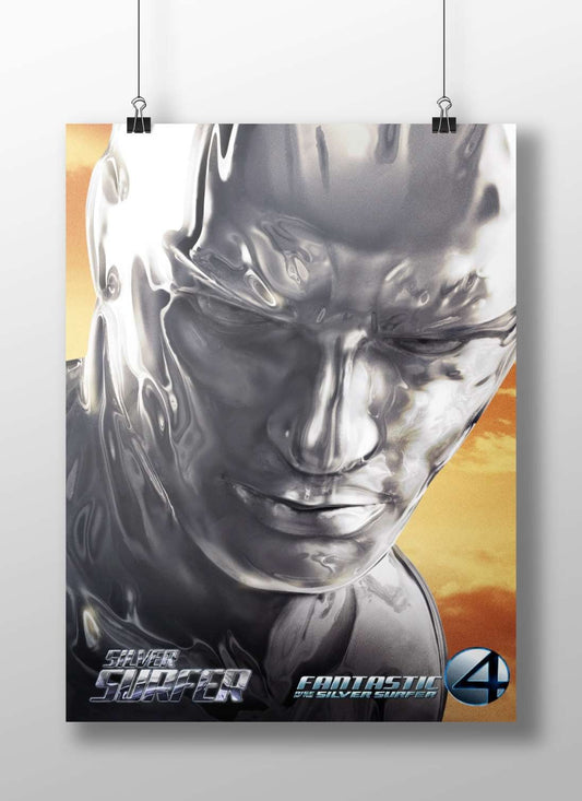 Silver Surfer (Marvel Comics character from Fantastic Four franchise) Silver Surfer - Cosmic Vanguard Poster