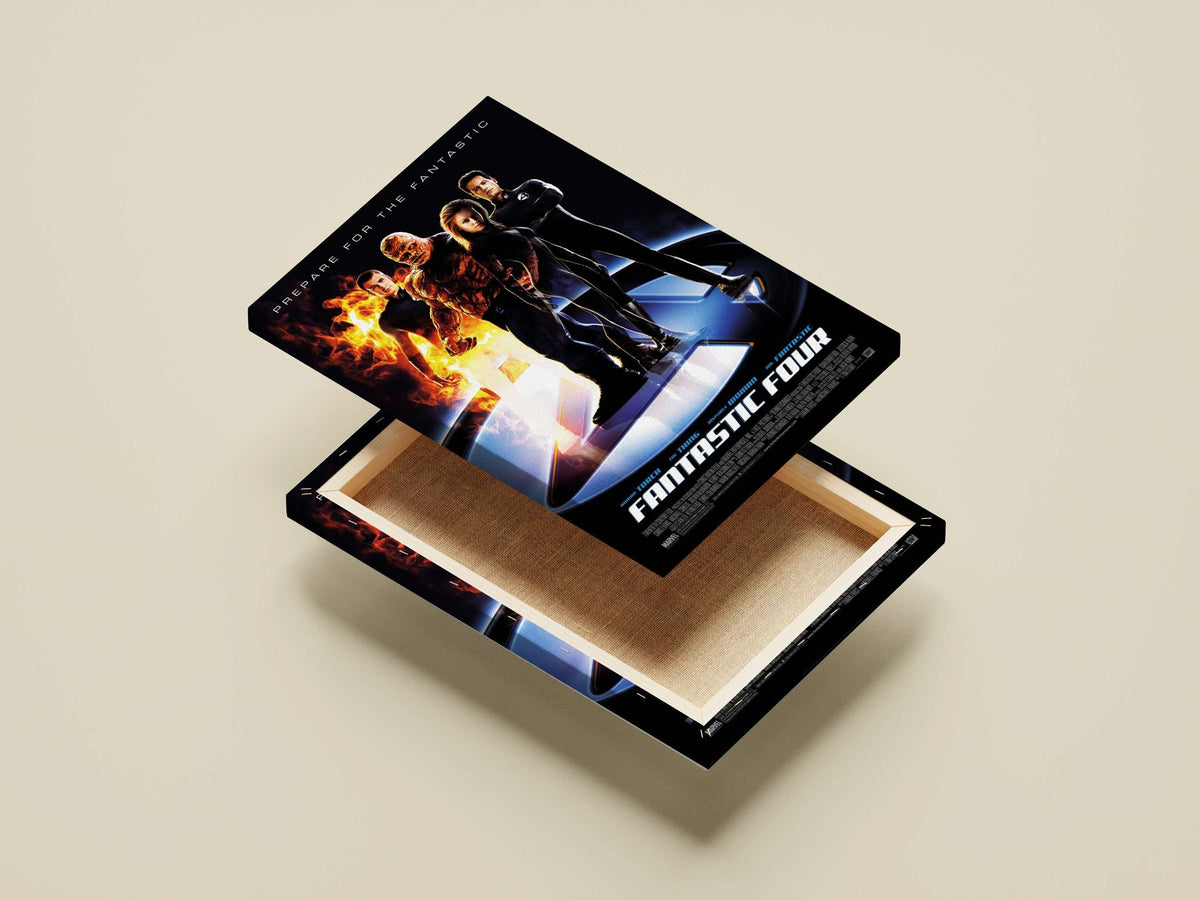 The Human Torch, The Thing, Invisible Woman, and Mr. Fantastic from the Fantastic Four movie